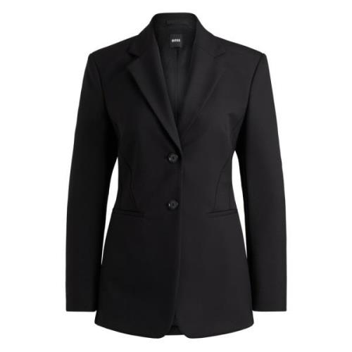 Elegant Svart Stretch Blazer