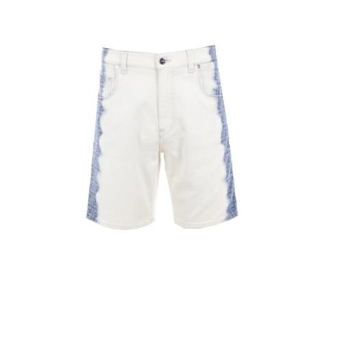 Bleach Shaded Denim Shorts