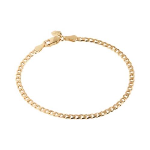 Gull Maria Black Saffi Bracelet Small Gold Hp Smykker