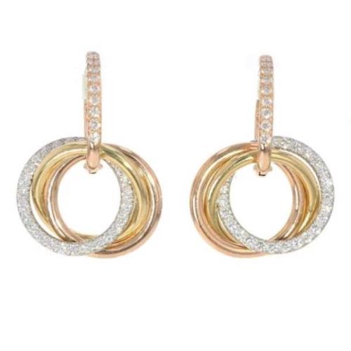 Pre-owned White Gold earrings