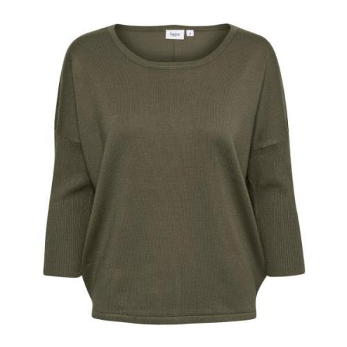 Army Green Melange Strikkgenser