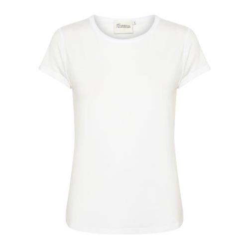 Modal Tee Top i Bright White