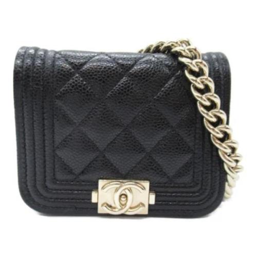 Pre-owned Leather chanel-bags