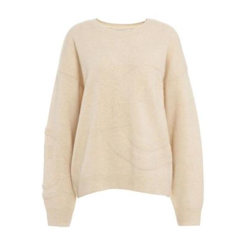 Beige Strikkeplagg Aw24