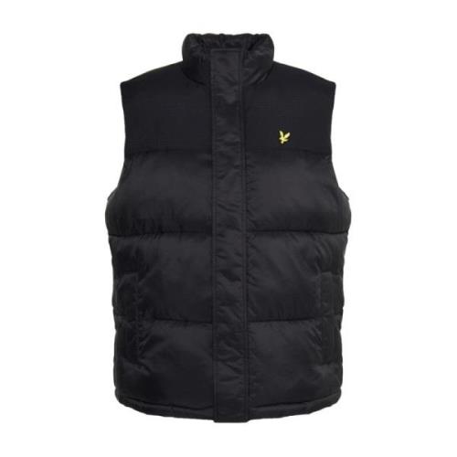 Svart Polstret Gilet Vest