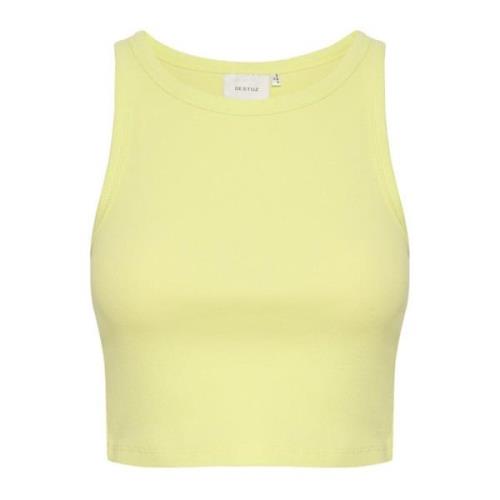 Solrik Lime Ribbet Crop Top