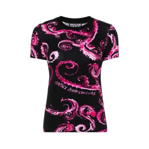 Chromo Couture T-skjorte Svart Fuchsia Print