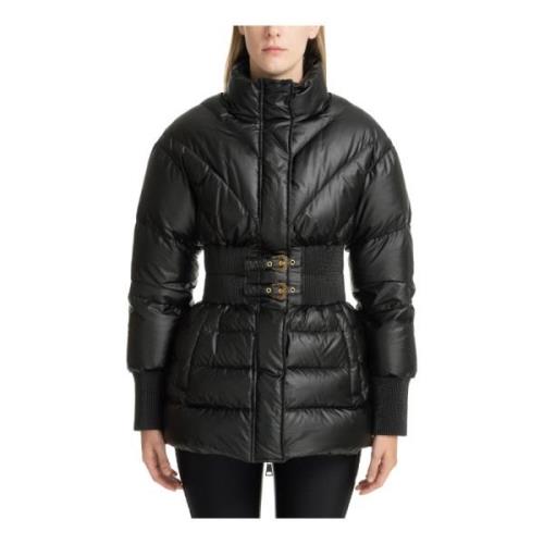 Stilig Down Jacket med Spenne Detalj