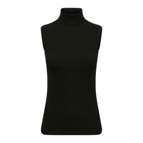 DagnaIW Rollneck Top - Svart