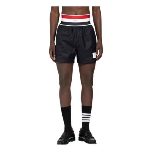 Elastisk Midje Rugby Shorts Navy