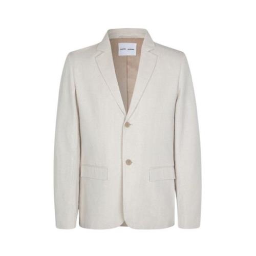 Regular Fit Bomull/Lin Blazer