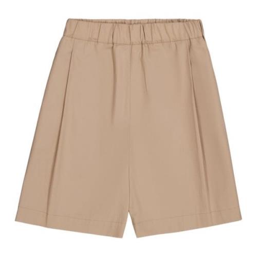 Sand Oversize Bomull Bermuda Shorts