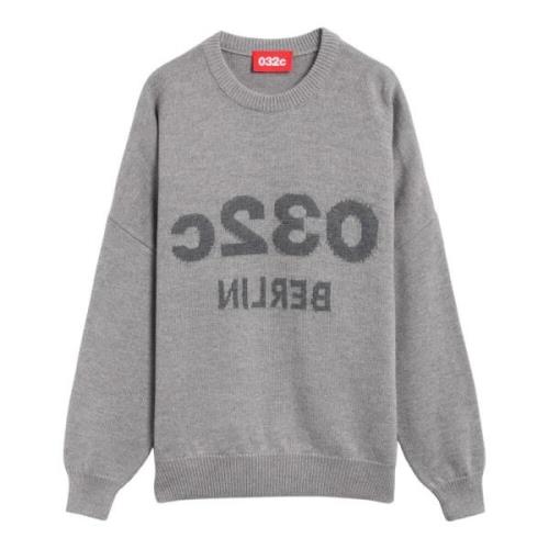 Merino Wool Crew Neck Strikkegenser