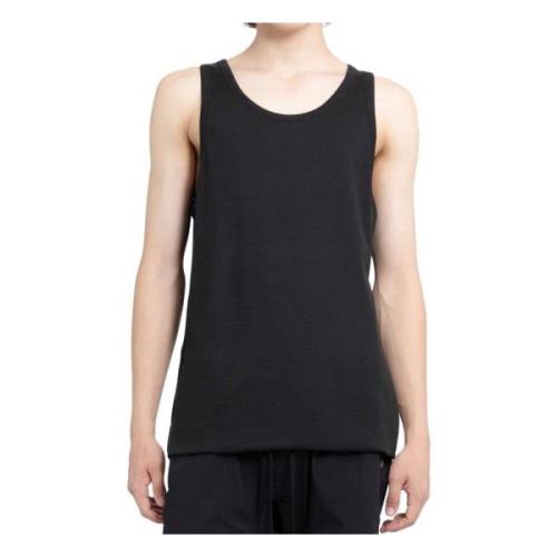 Svart Bomull Tank Top