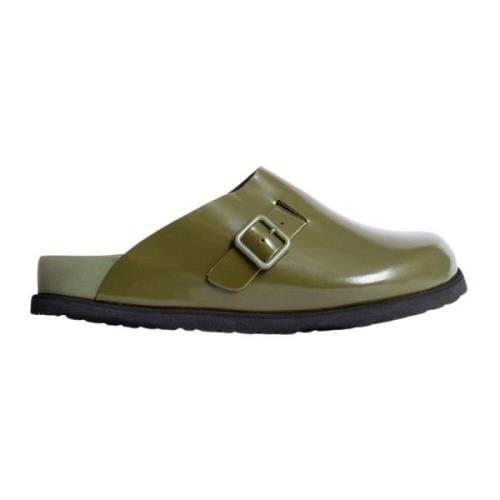 Blankt Skinn Sandal