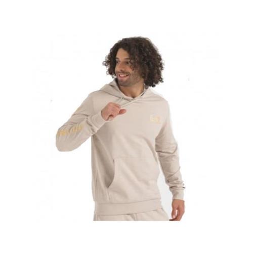 Armani Herresweatshirt - Beige og Gull