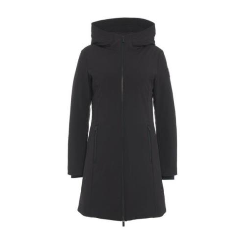 Svart Parka Aw24 Dameklær