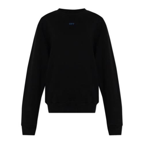 Sweatshirt med logo