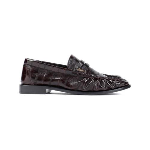 Brune Skinnloafers for Kvinner