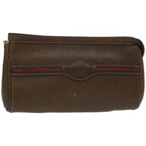 Pre-owned Leather pouches