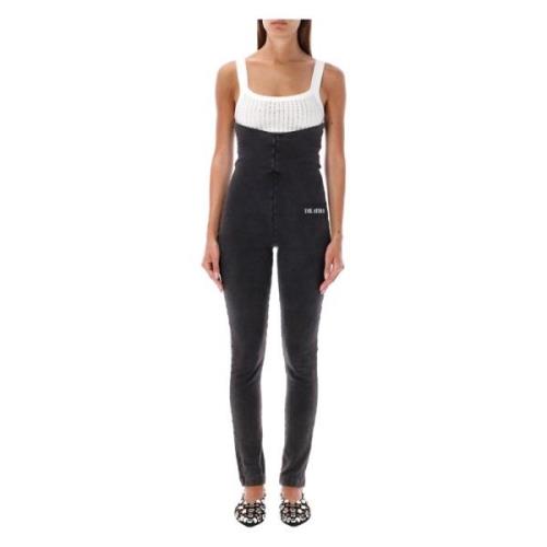 Svart Faded High Waist Leggings