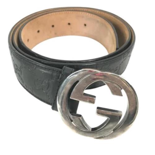 Pre-owned Leather belts