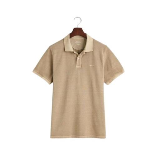 Beige Pique Polo Shirt