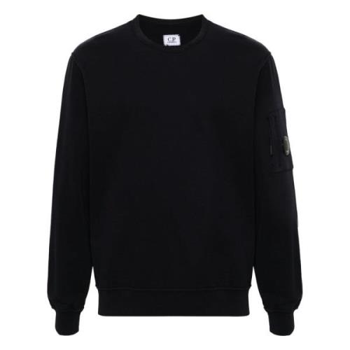 Blå Lettvekts Crew Neck Sweatshirt