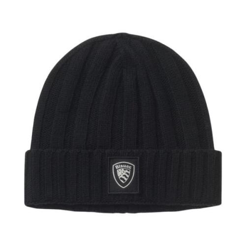 Ull Ribbestrikket Beanie Lue