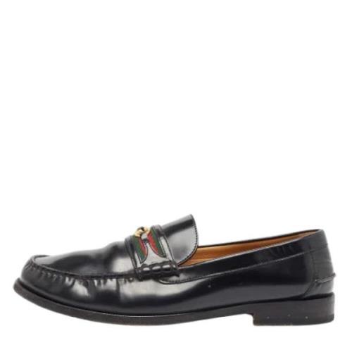 Pre-owned Leather flats