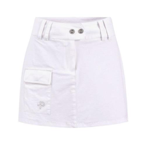 Hvit Skort med Shorts Underneath