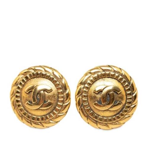 Pre-owned Yellow Gold earrings