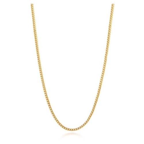 Mens Squared Gold Chain