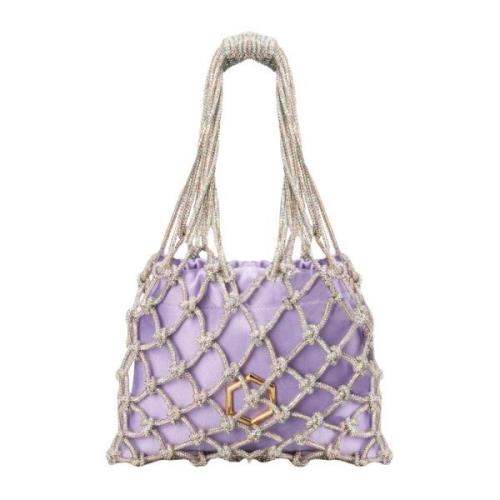 Carrie Crystal Mesh Mini Veske