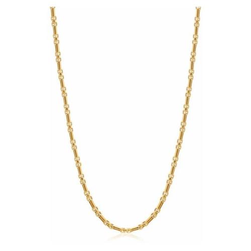 Mens Gold Modern Figaro Belcher Chain