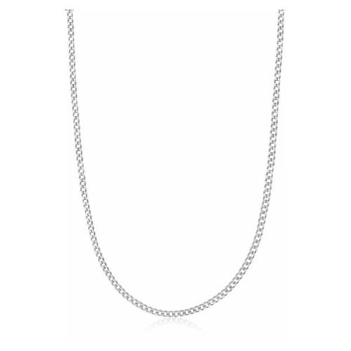 Mens Silver Cuban Link Chain in 3mm