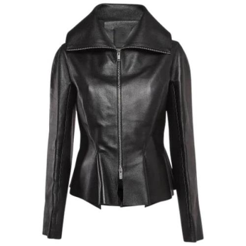 Pre-owned Leather outerwear