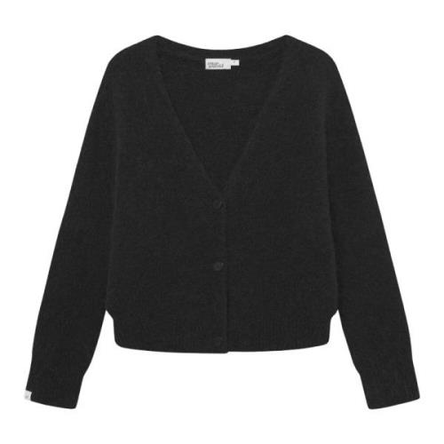 Svart V-hals Cardigan