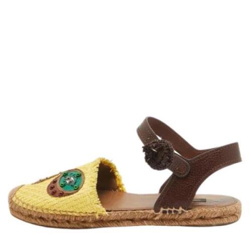 Pre-owned Leather espadrilles