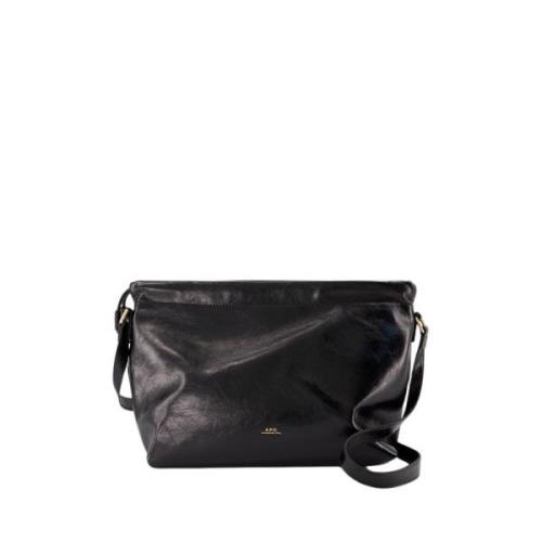 Svart Crossbody-veske med Magnetisk Lukking