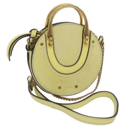 Pre-owned Suede handbags