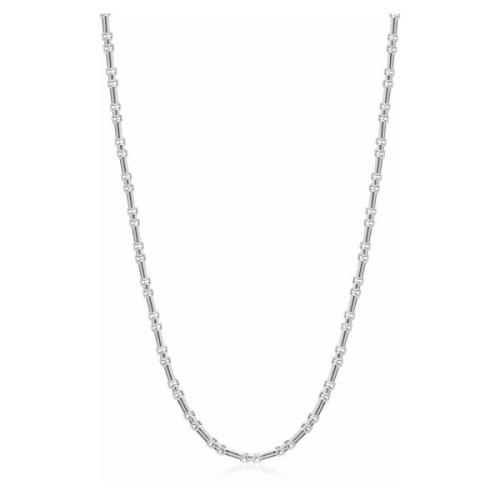 Mens Stainless Steel Modern Figaro Belcher Chain