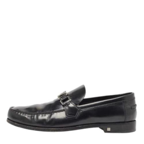 Pre-owned Leather flats