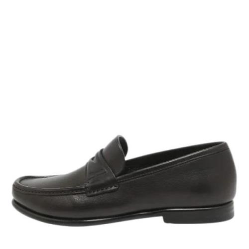 Pre-owned Leather flats