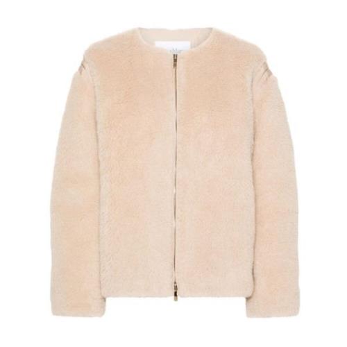 Faux Shearling Jakke