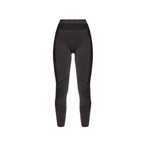 Logo Ribbestrikkede Leggings