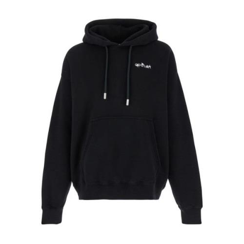 Svart Flower Arrow Skate Hoodie Sweaters