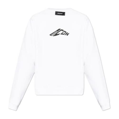 Sweatshirt med logo