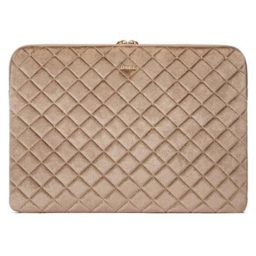 Velvet Quilted MAC Cover Sparkled Champagne