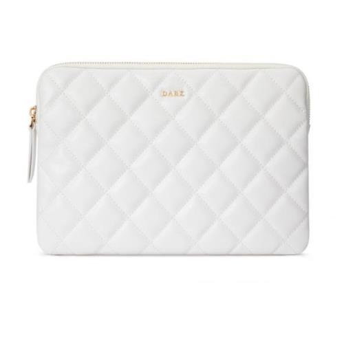 Skinn Quilted Medium Pung OFF White